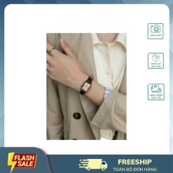 Đồng hồ nữ mặt vuông hàng hiệu