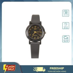 Đồng hồ nữ Casio dây da mặt tròn – Tối giản, thanh lịch, dễ phối đồ