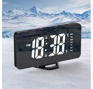 đồng hồ để bàn đèn LED