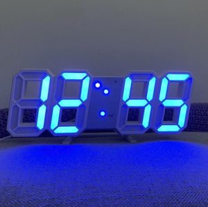 đồng hồ để bàn đèn LED
